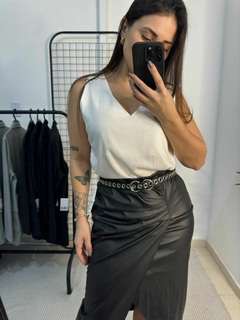 blusa de linho Sabrina