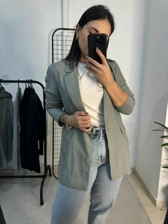blazer eliana cinza - loja online