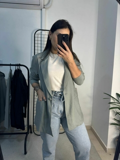 blazer eliana cinza