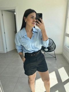 short alfaiataria com cinto - comprar online