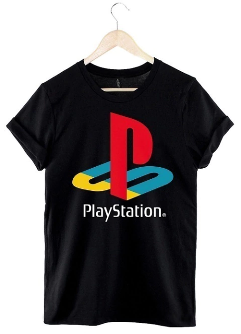 Remera PlayStation (Negro)