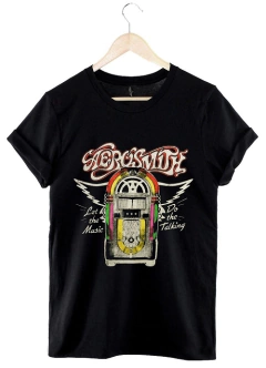 Remera Aerosmith (Negro)