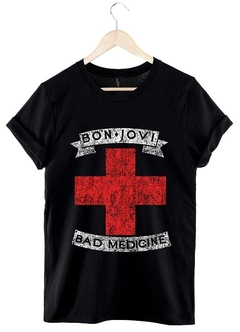 Remera Bon Jovi (Negro)