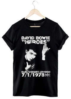 Remera David Bowie (Negro)