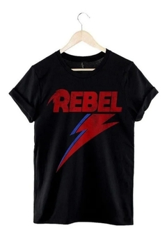 Remera Rebel Rebel (Negro) - comprar online