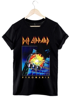 Remera Def Leppard (Negro)