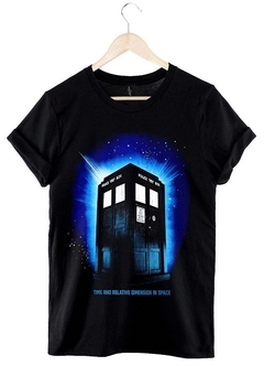 Remera Doctor Who (negro)