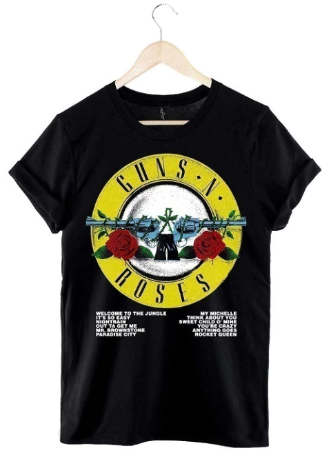Remera Guns n Roses - (Negro)