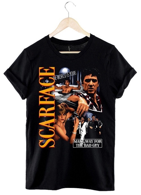 Remera Scarface (Negro)