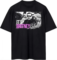 REMERA THE OFFICE OVERSIZE UNISEX (NEGRO) - Doble Nelson