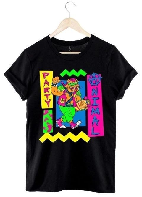 Remera Tortugas Ninja Bebop (Negro)
