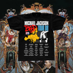 Remera Michael Jackson - (negro)
