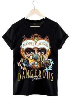 Remera Michael Jackson - (negro)