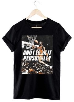 Remera Michael Jordan (negro)