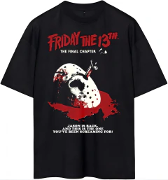 Remera Horror/Terror - (negro) - Doble Nelson