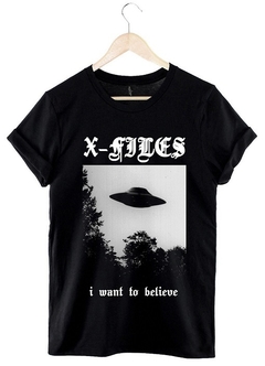 Remera The X Files (Negro)