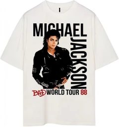 Remera Oversize Unisex Michael Jackson - tienda online