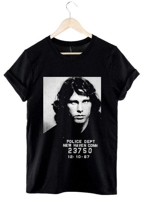 Remera Jim Morrison (Negro)
