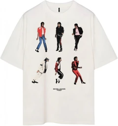 Remera Oversize Unisex Michael Jackson - Doble Nelson