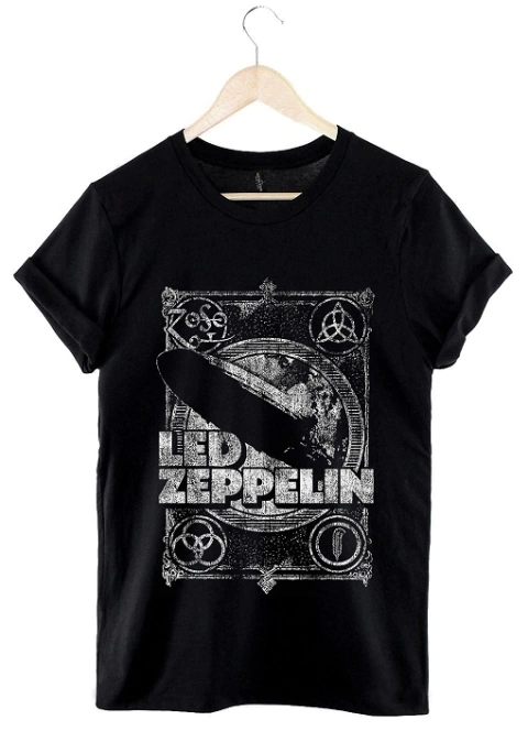 Remera Led Zeppelin (Negro)