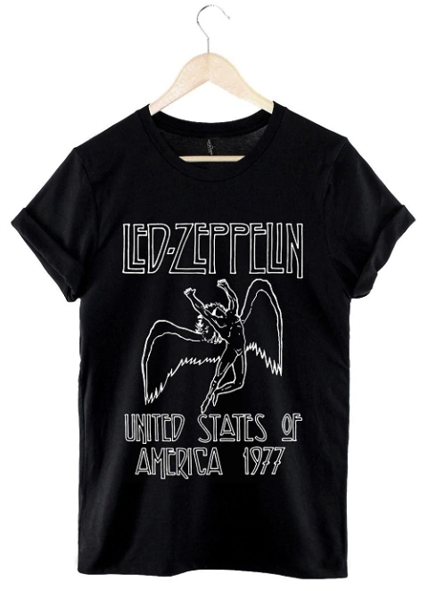 Remera Led Zeppelin (Negro)
