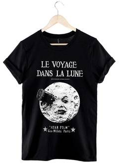 Remera Le Voyage Dans La Lune (negro)