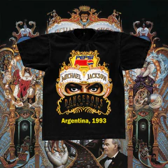 Remera Michael Jackson - (negro)