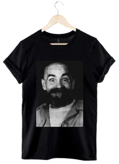 Remera Charles Manson (Negro)