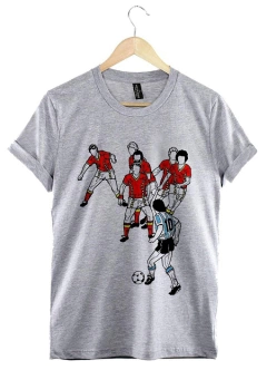 Remera maradona 6 vs 10 en internet
