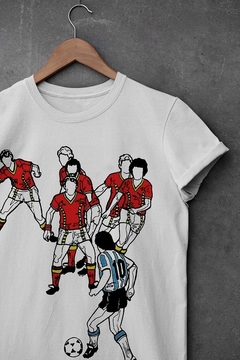 Remera maradona 6 vs 10 - comprar online