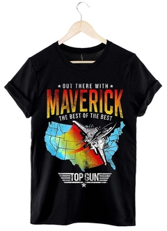 Remera Maverick (negro)