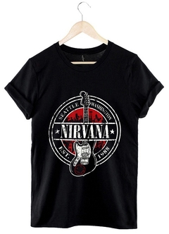 Remera Nirvana (Negro)