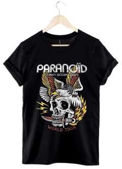 Remera Paranoid (Negro)