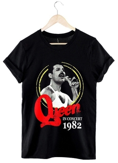 Remera Queen 1982 (Negro)