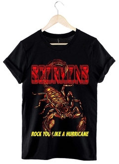 Remera Scorpions (negro)