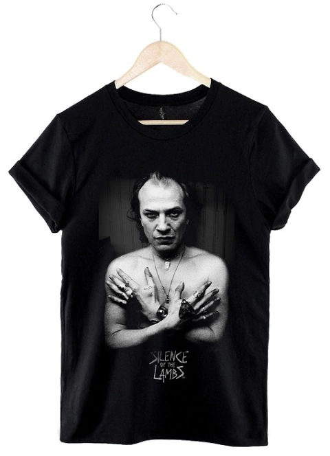 Remera Silence of the Lambs (negro)