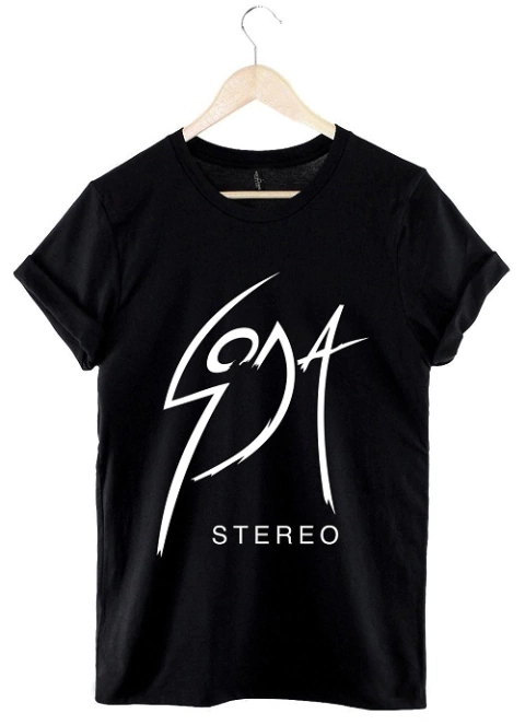 Remera Soda Stereo (Negro)