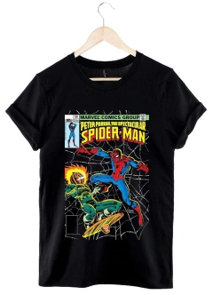 Remera SpiderMan (Negro)