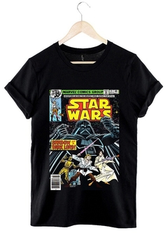 Remera Star Wars - Comic (Negro)