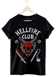 Remera Hellfire Club (Negro)