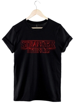 Remera Stranger Things (Negro)