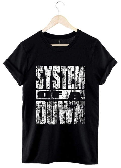Remera System of a Down (Negro)