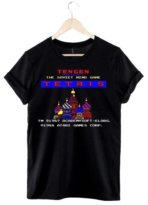 Remera Tetris (Negro)