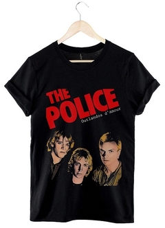 Remera The Police (negro) - comprar online