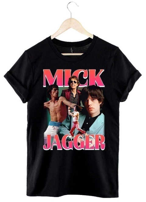 Remera Rolling Mick Jagger
