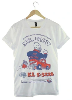 Remera Simpsons mr. plow