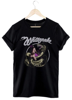 Remera Whitesnake (negro)