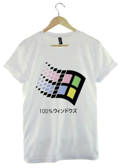 Remera Windows Japanese