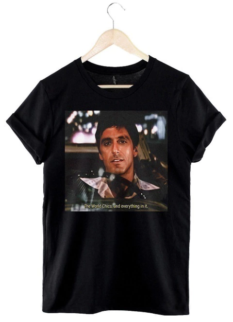 Remera Scarface (Negro)