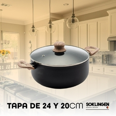COCINA TOTAL N°3 : tapas de 24 y 20 cm